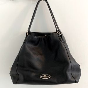 Coach Edie 42 Grained Leather Shoulder bag